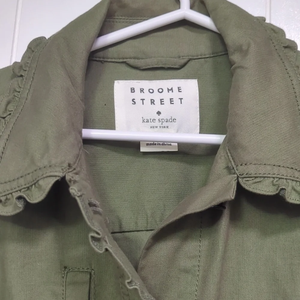 EUC Kate Spade Olive Military Jacket